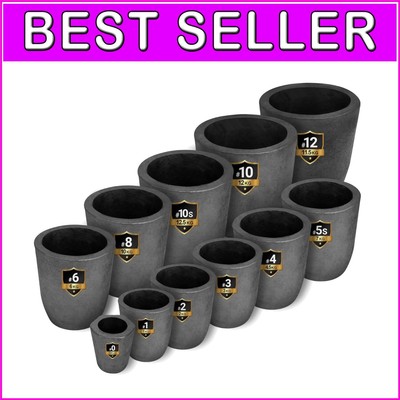 High Temperature Resistant Clay Graphite Crucible for Metal Casting 1260ML