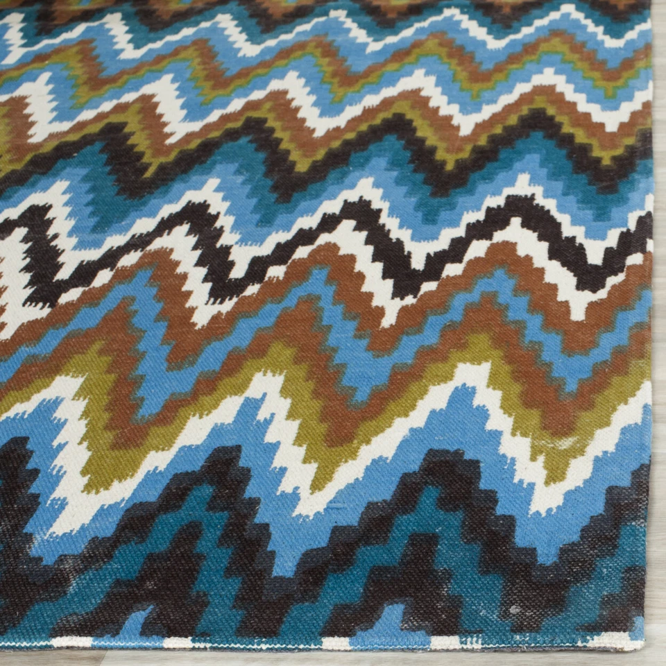 SAFAVIEH Cedar Brook CDR145D Handmade Blue / Multi Rug - Image 2 of 3