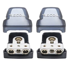 Recoil PBT-S04 2 Pack Premium Solid Brass Positive/Negative Battery Terminals