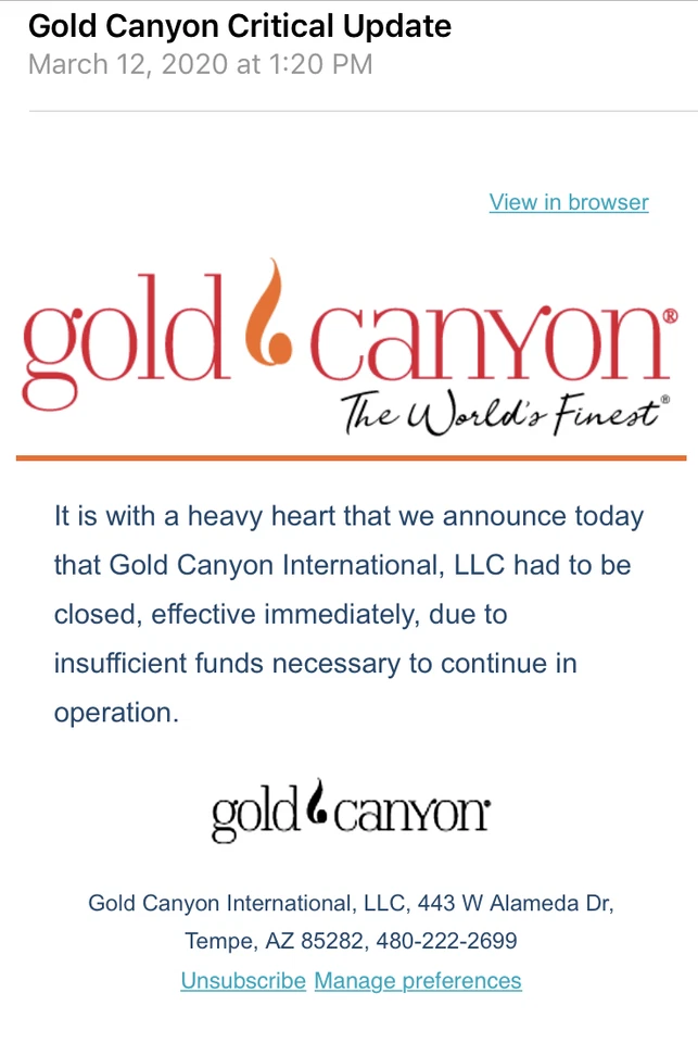 Gold Canyon 26 oz Heritage Candle Select Your Scent - Image 2 of 3