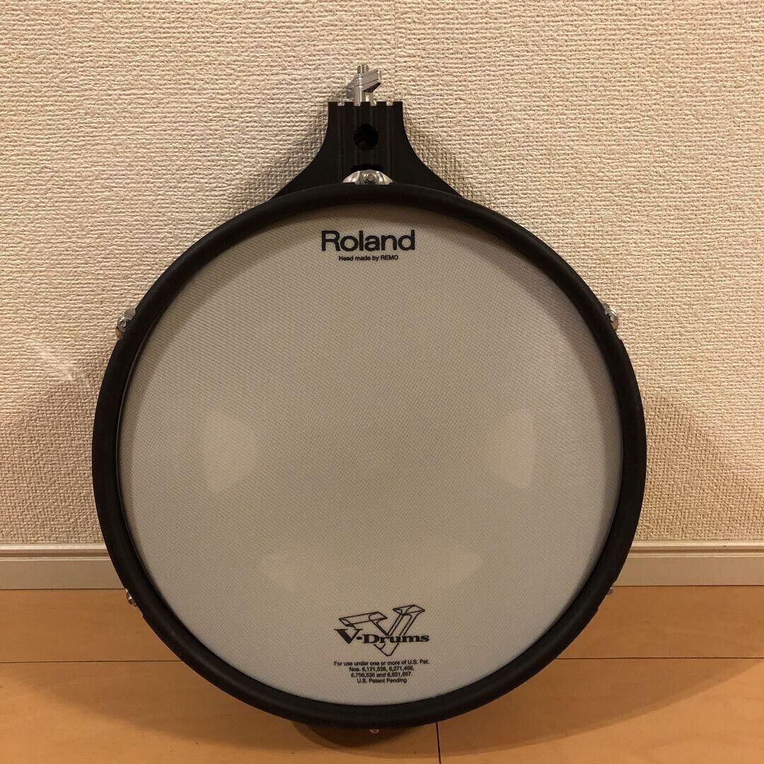ROLAND V Drums PD-125 Tom Tom 12 inch Mesh Pad Trigger Electric Drums Used