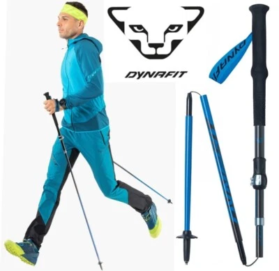 DYNAFIT ultra pro carbon trail running poles 3 section ultralight 115-135cm