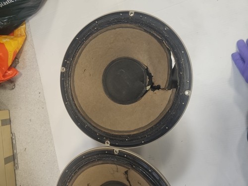 Coppia di unità di azionamento Tannoy Monitor 12" Gold LSU/HF/12/8 - Funzionanti ma danneggiati. - Foto 15 di 24