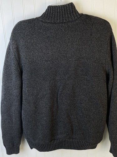 Suéter Stonecast Para Hombres Gris Cremallera Completa Forrado Sherpa Mediano - Imagen 6 de 12