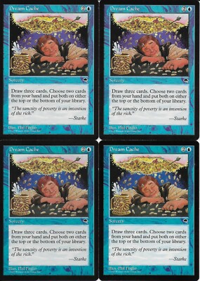 MTG: DREAM CACHE Tempest COMMON; played, Excellent condition x4 | eBay