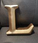 Monogram Initial Letter "L" (Gold Color) Wall Hanging or Shelf Decor 4 inches
