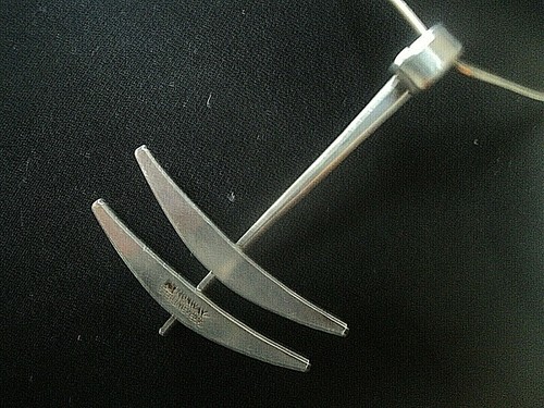 Norwegian Stg Silver Modernist ANCHOR Pendant Erling Christoffersen Plus Design - Picture 3 of 12
