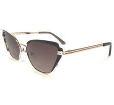 GUESS by Marciano Sunglasses GM0818 32F Black Gold Cat Eye Frames Purple Lenses