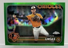2024 Topps Chrome Update Ramon Urias Green Parallel  /99 Orioles