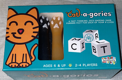 NEW SEALED Solid Roots Family Games Cat-A-Gories Box SW KAT CATS Catagories Fun