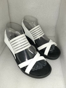white memory foam sandals