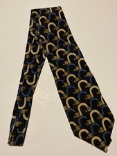 HuntingHorn Mens Formal Necktie 56.5"Lx3.25"W Multicolor Neck Tie