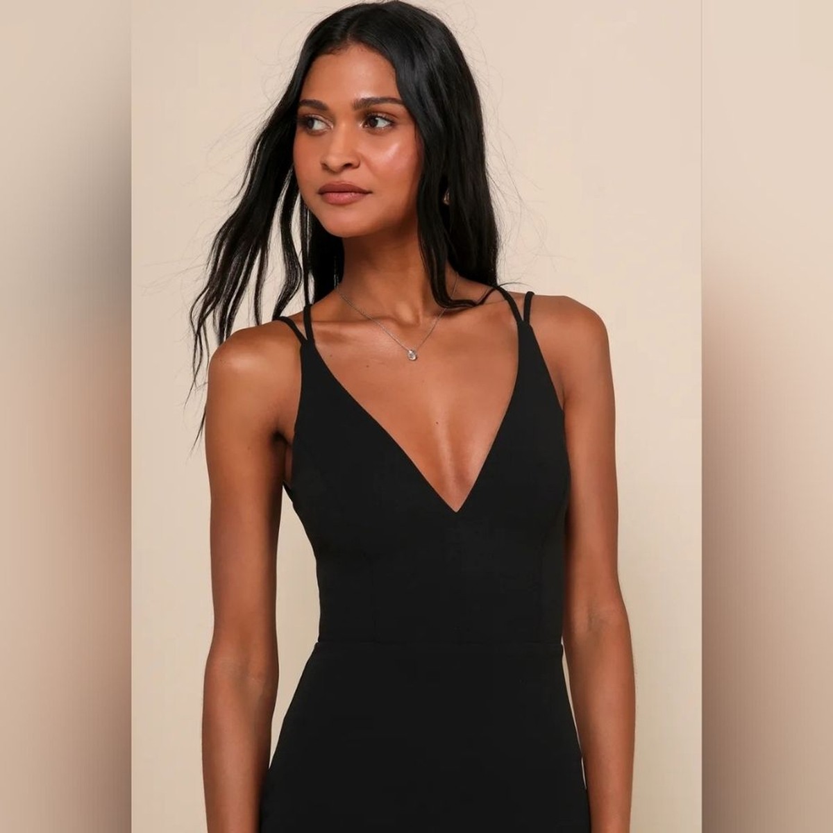all this allure black strappy backless mermaid maxi dress Simple Black Halter Backless Mermaid Long Prom Dress, Grape / 16 main image 1