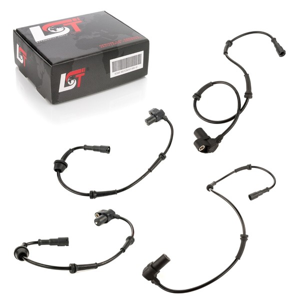4X ABS Sensor Raddrehzahlmesser Vorne Hinten FüR VW Transporter IV T4 1996-2003-image