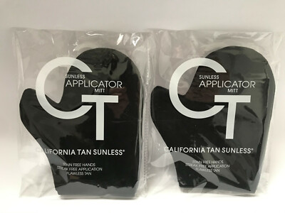 2x California Tan Sunless Applicator MITT Selbstbräuner Handschuh zum Auftragen