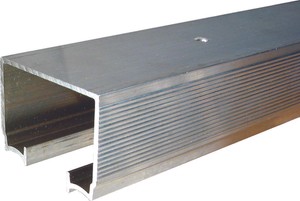 Johnson Hardware 100-0072 Pocket Door Track, 1-25/32 in W, 1-15/64 in H, Aluminu | eBay