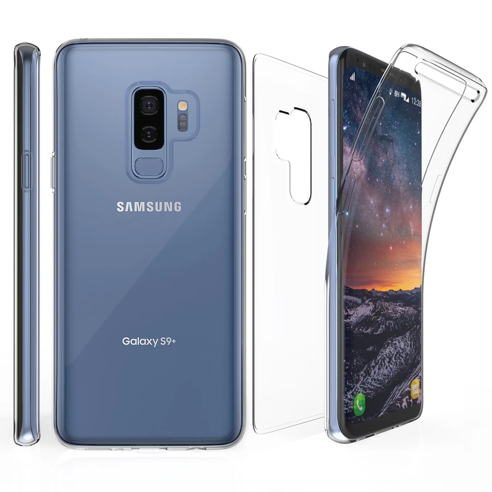 Funda Carcasa Trasera Frontal 360 Cuerpo Completo Transparente 360 para Galaxy S10 S9 Note 10 9 8 Tri Max Foto 3 de 4