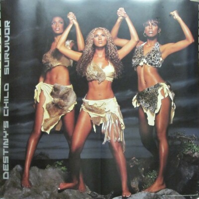 Destiny's Child 2001 Survivor promotional poster Flawless NEW old