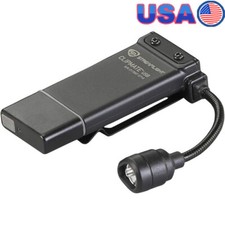 USB Rechargeable Clip On Light 70Lumen White Red LEDs Hands Free Lightweight