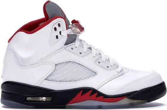 Air Jordan 5 rosso fuoco UK taglia 8