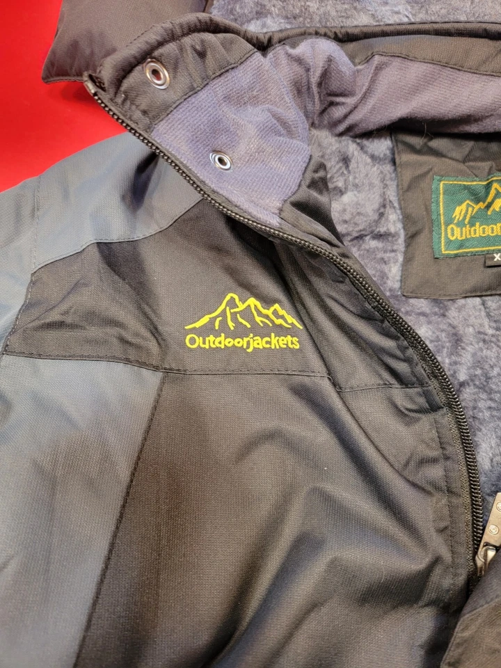 Men's Waterproof Ski Jacket Winter Warm Jackets Snow Thermal Fleece Work Coat XL - Image 2 of 4