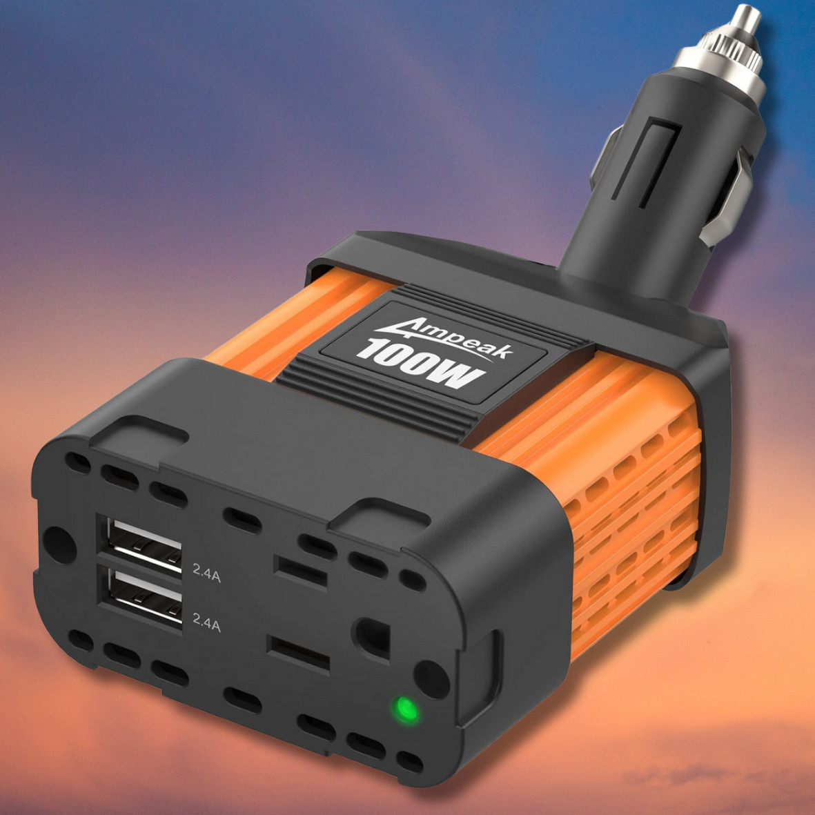 Car Inverter Power Converter Plug Adapter 12V To 110V Outlet