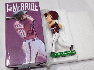 Matt Mcbride Lehigh Valley Iron Pigs, Philadelphia Phillies, Bobblehead. SGA,NIB