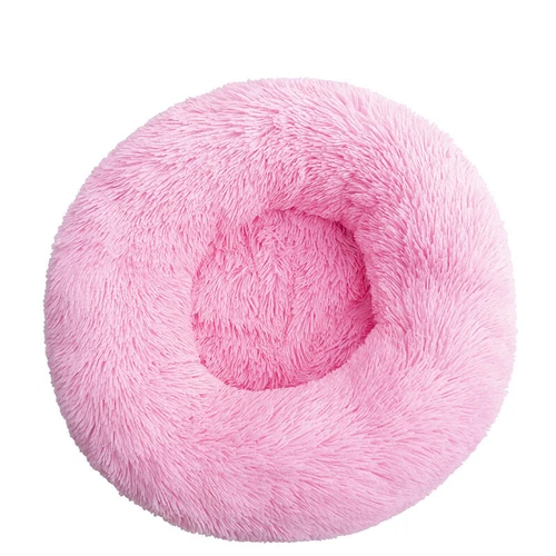 Hundebett Katzenbett Haustierbett Kuschelbett Bett Hundekorb Donut Kissen Plüsch - Bild 10 von 14