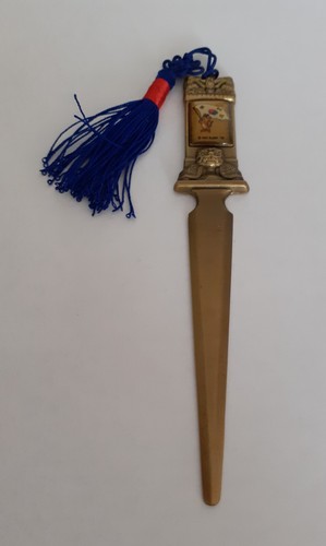 Coupe-papier Des Jeux Olympiques 1968 Grenoble - Ski Épée - Parfait état - Collection