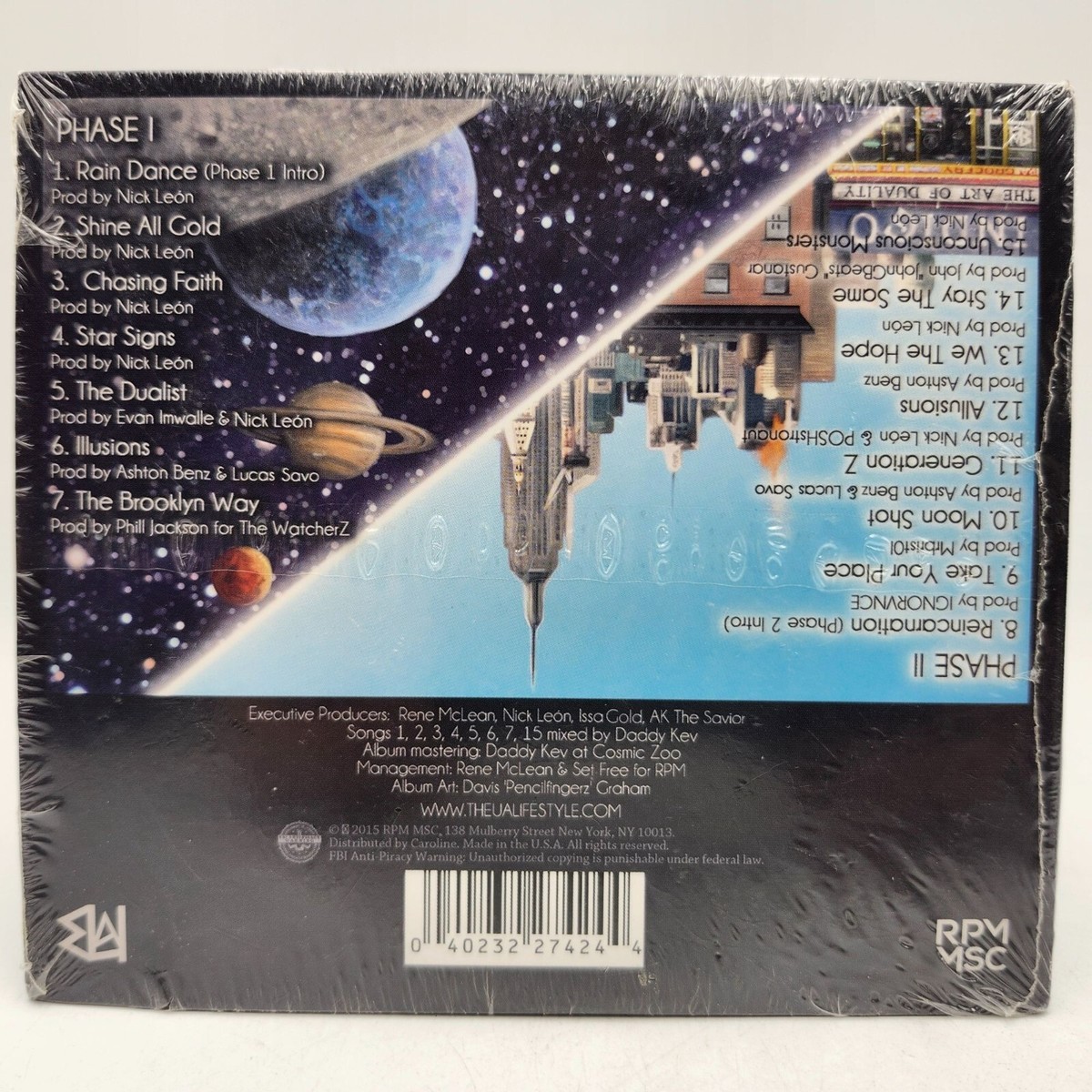 The Underachievers Evermore The Art Of Duality CD 2015 RPM MSC
