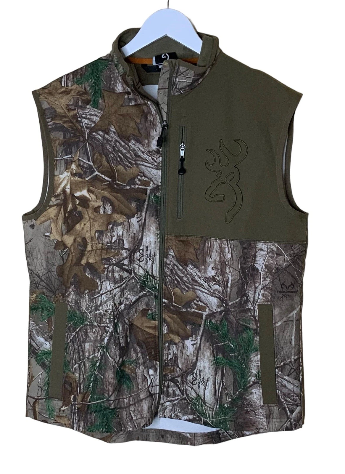 Browning RealTree Men’s Vest Art Memorial Outdoors Sz Medium