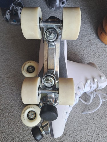 Rookie Rollschuhe weiß Größe 37 – gebraucht, guter Zustand – Retro Skates - Bild 5 von 6