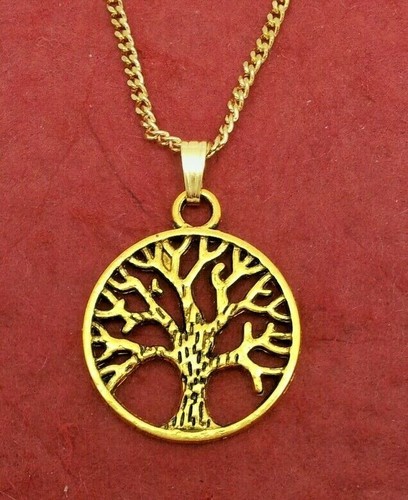 Charm Pendant and gold plated chain 