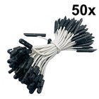 50x Elastic Bungee Toggle Tie Shock Cord Tarpaulin Sheeting Netting Scaffolding