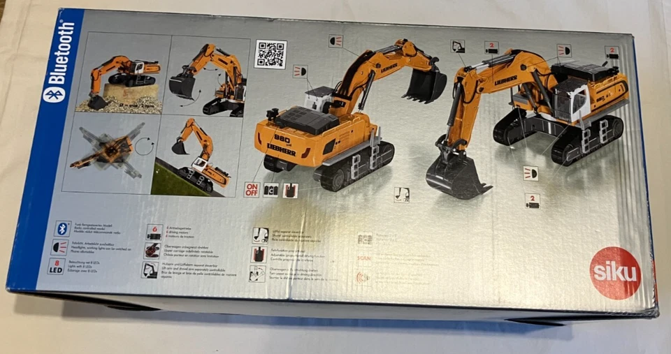 SIKU Control 6741 1:32 Liebherr R980 SME Raupenbagger RC Bluetooth Steuerung Neu - Bild 4 von 4
