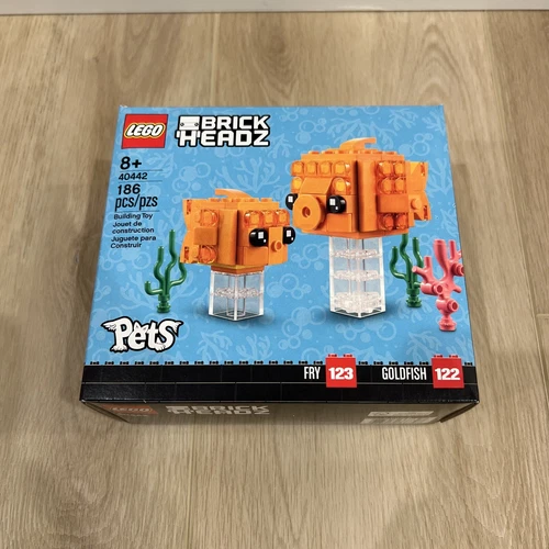 LEGO Brickheadz Pets: Goldfish & Fry Set 40442 New, Sealed Retired Set