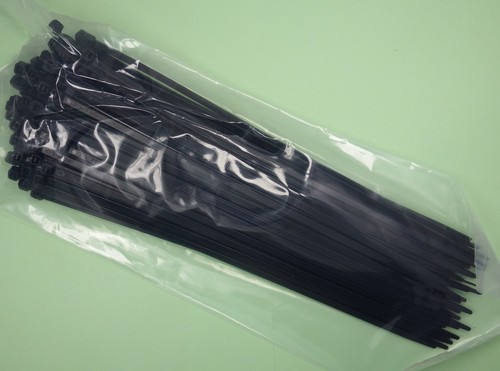 Kabelbinder, 7,6x450mm, Inhalt: 50 Stück, Farbe: schwarz - Heinrich