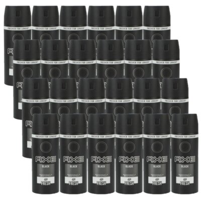 Axe Black 24 x 150 ml Deospray Deodorant Deo Spray Bodyspray Deodorant Spray Deo