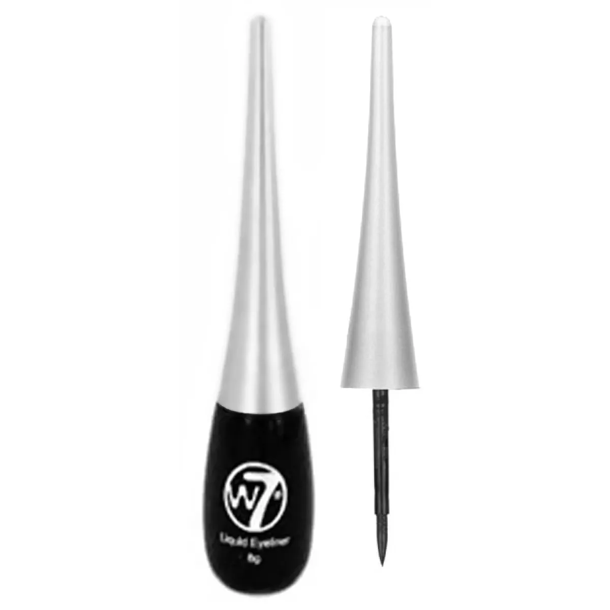 W7 Black Liquid Eyeliner Dip Pot Black Ultra Precision Eye Liner