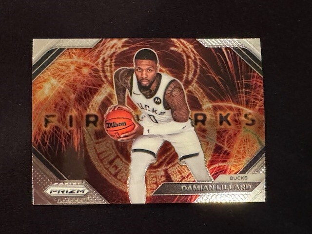 2023-24 Panini Prizm Silver Inserts Fireworks Fractal PICK YOUR PLAYER / CARD