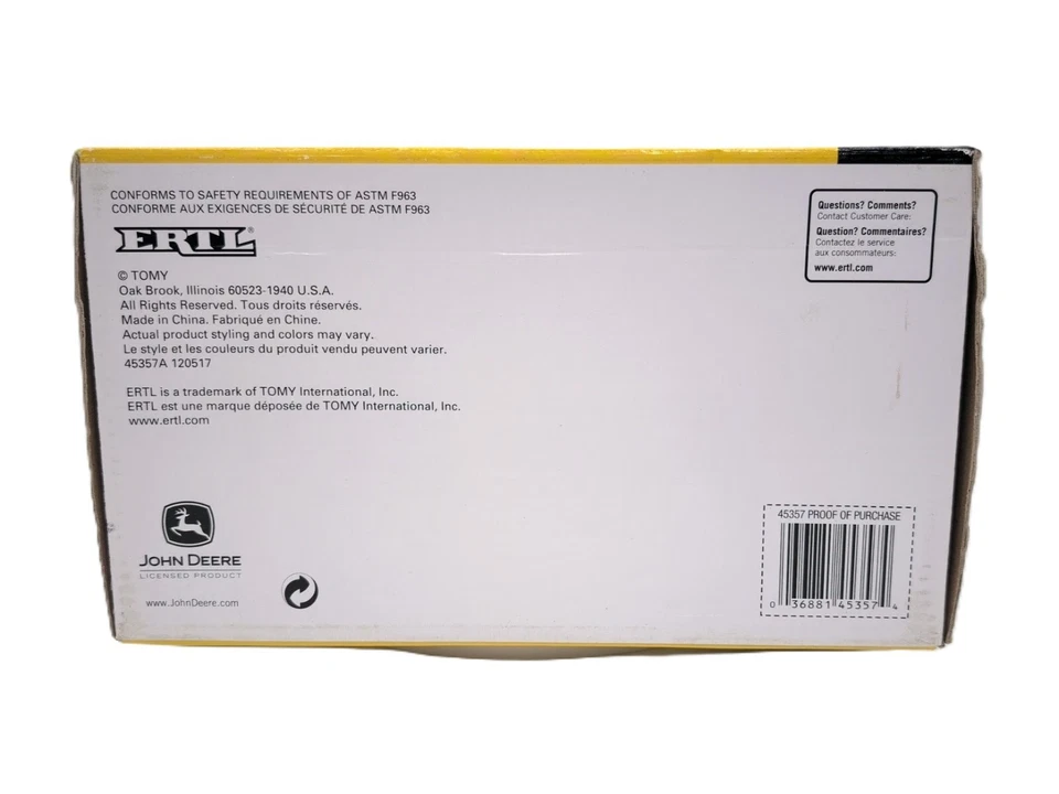 1/16 John Deere Modelo 60 Tractor Cromo 175 Aniversario ERTL Granja Juguete Foto 3 de 3