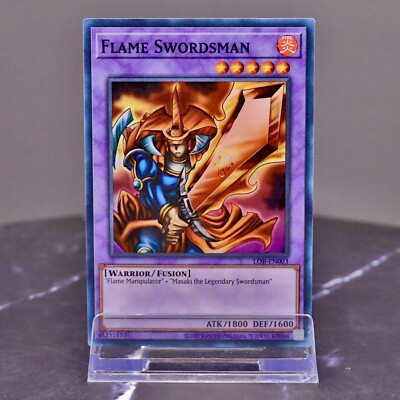 Flame Swordsman | LOB-EN003 | Super Rare | Near Mint NM