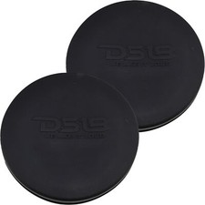 Pair of Black HYDRO 10" Silastic Silicone Marine Speaker Covers / CS-10/BK DS18