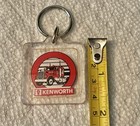 1980s NOS Kenworth Semi Trucks Trucking Clear Plastic Keychain Collectible  — photo 3