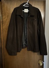 Old Navy Mens Brown Classic Wool Lined Jacket Coat Size XXL