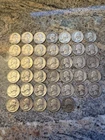 Roll of 40 Washington Quarters 90% Silver Coins $10 Face Value Mixed Dates