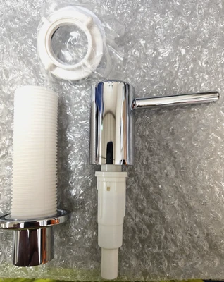DISPENSADOR DE JABÓN/LOCIÓN GROHE 40536000 GENUINO EN STARLIGHT CHOME 15 OZ *TOTALMENTE NUEVO* - Imagen 1 de 4