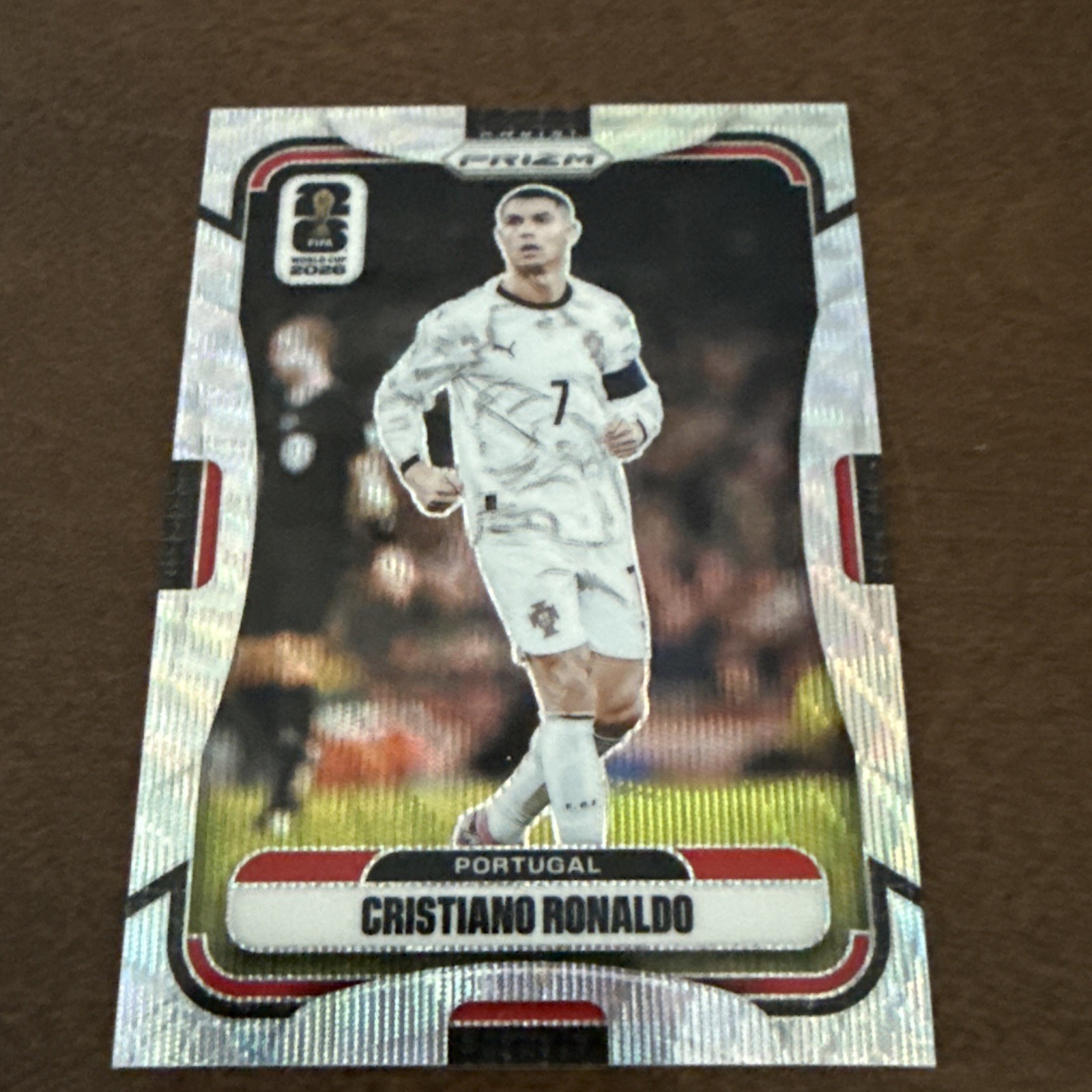 2026 Panini Prizm FIFA World Cup World Cup CRISTIANO RONALDO WAVE PRIZM PORTUGAL