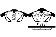 RAICAM Bremsbeläge Satz Vorne Bremsklötze für LAND ROVER Discovery Sport (L550)