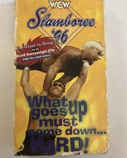 WCW Slamboree 1996 VHS Tape Randy Savage, Ric Flair, Sting, Lex Luger FREE SHIP